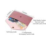 Load image into Gallery viewer, AICA Personalised Name &amp; Charm Leather Wallet Gift for Women (Nude Pink)
