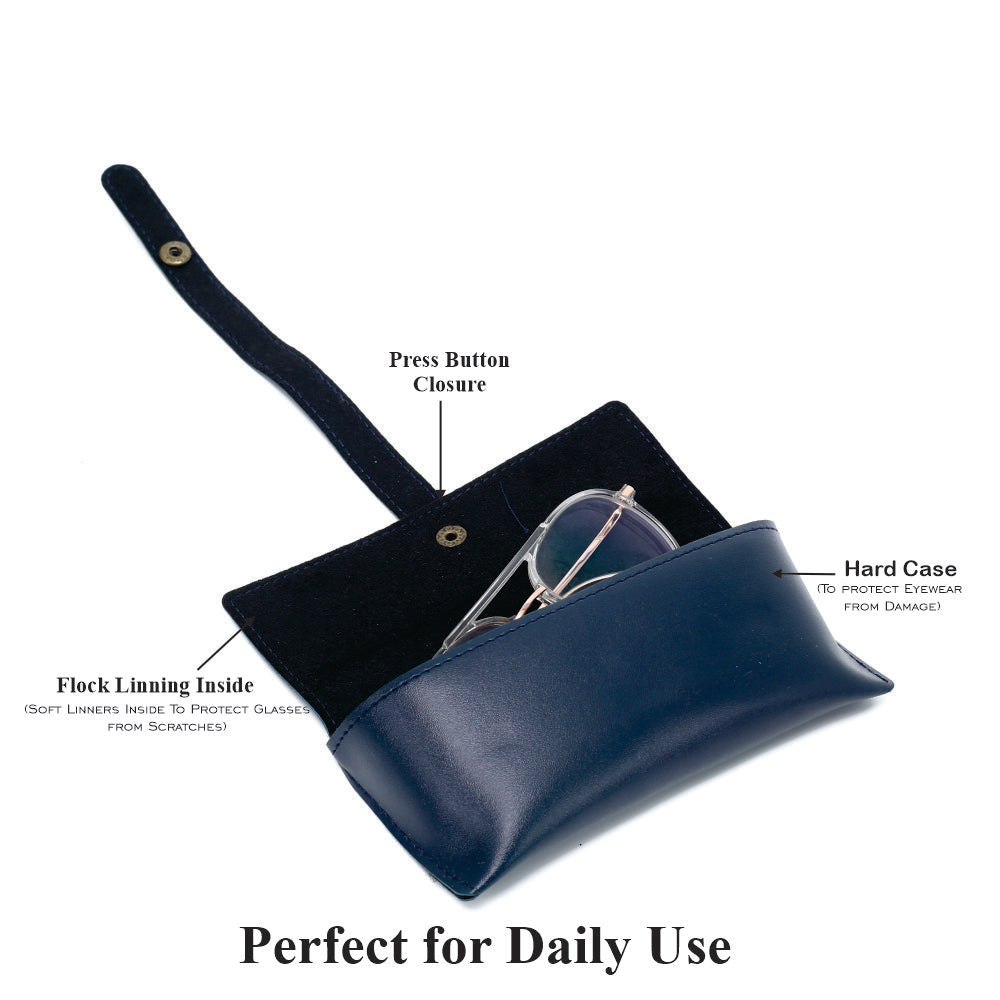 Personalised Sunglass Cover (Navy Blue)