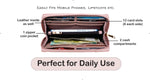 Load image into Gallery viewer, AICA Personalized Name &amp; Charm Self -Textured Leather Customized Womens Wallet Purse (NudePink)
