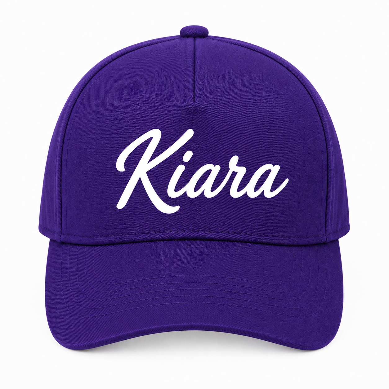 AICA Personalised Name Flex Cap for Kids | Free Size | Gifts for Kids (Purple)