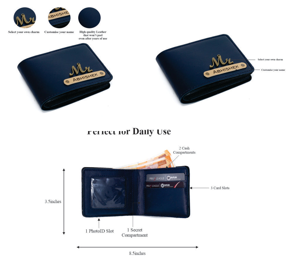 Personalized Mens Giftset (Navy Blue)