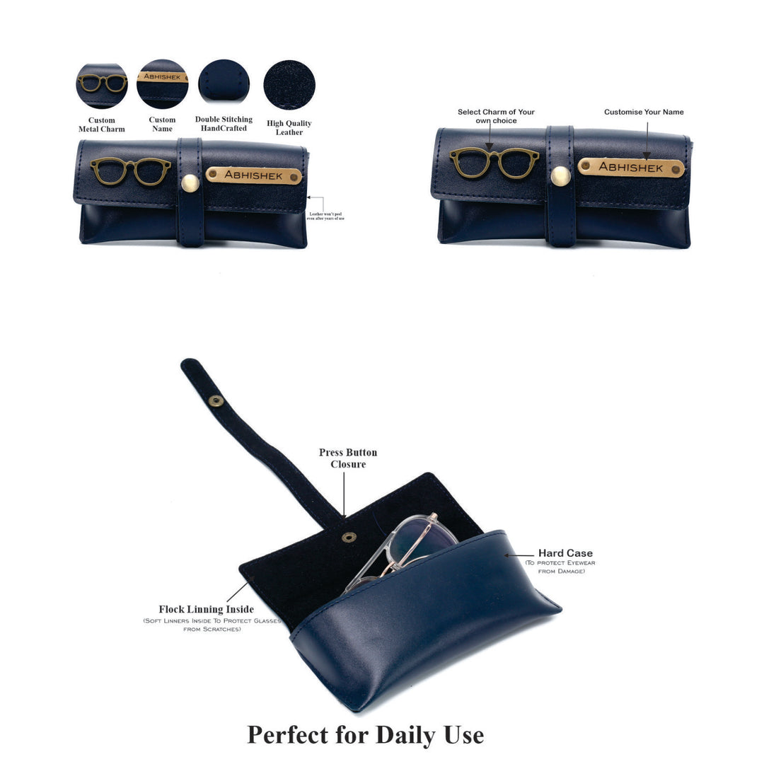 Personalized 4pc Womens Combo Giftset (Navy Blue)