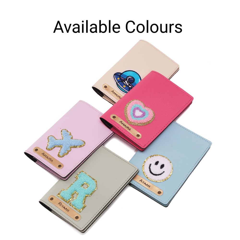Personalized Patch Passport Cover
