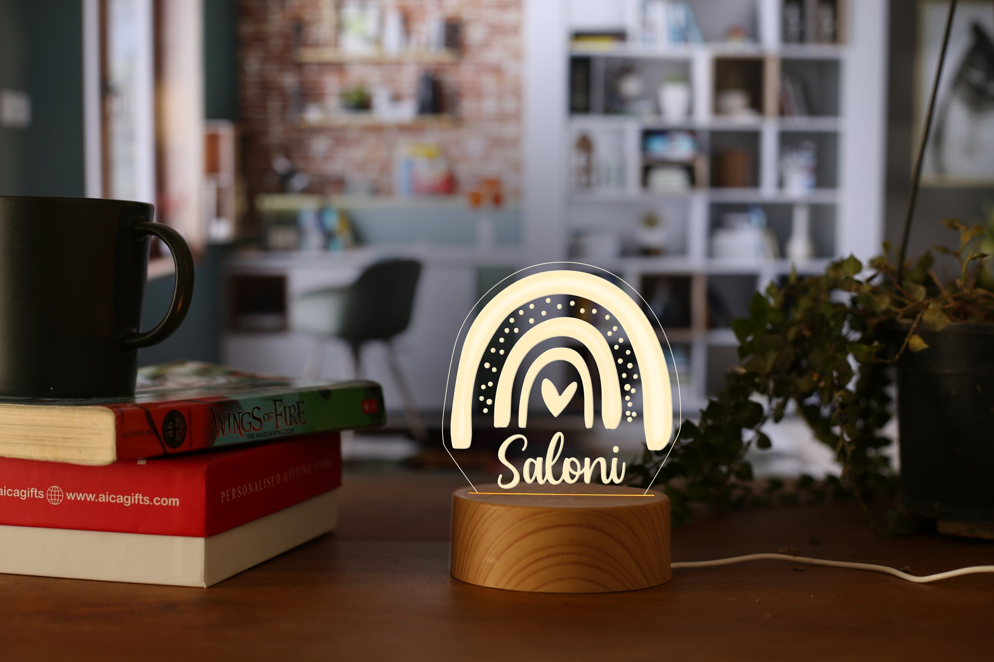 Personalized Rainbow LED Table Lamp