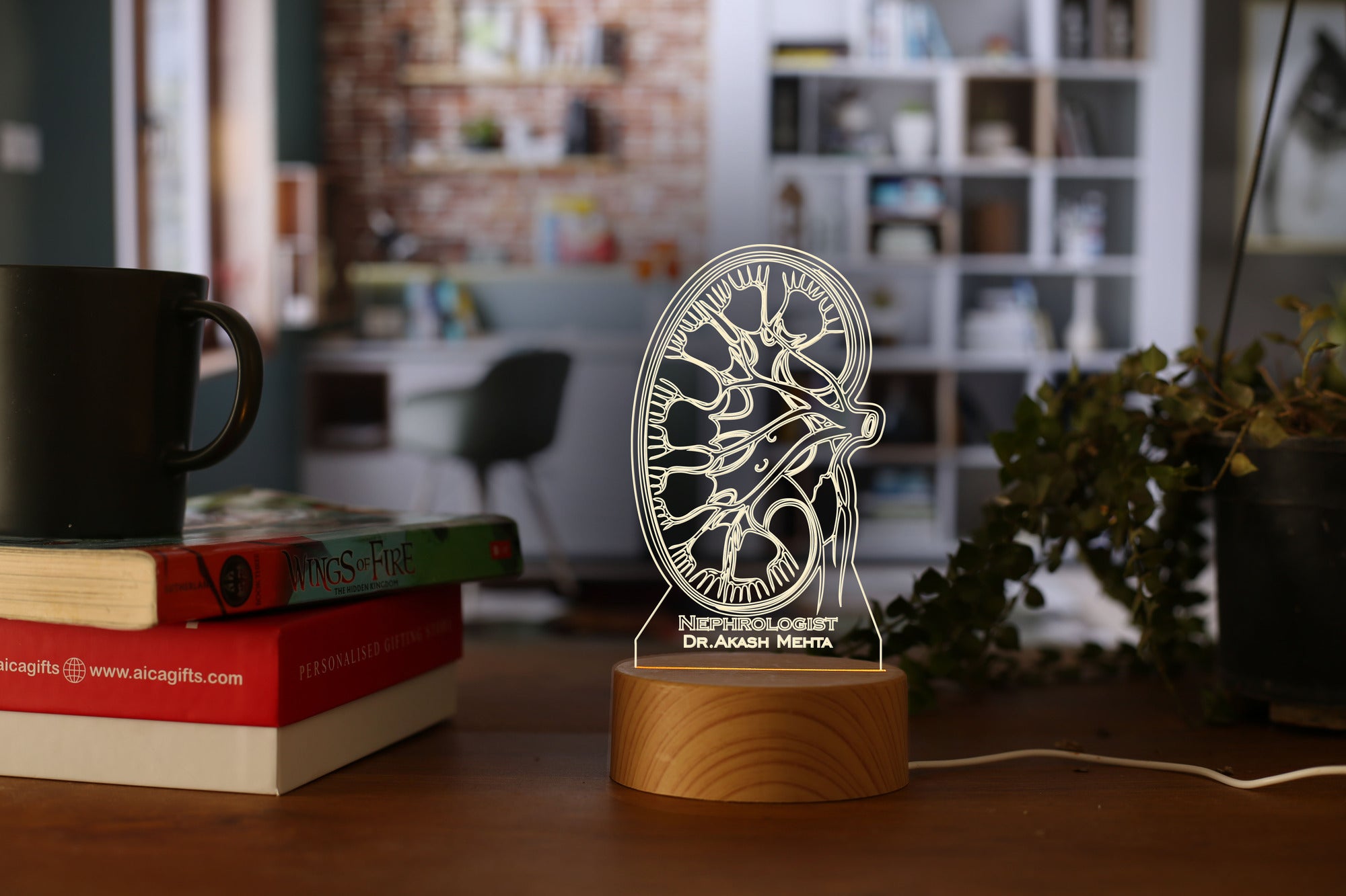 Personalized NEPHROLOGIST DOCTOR LED Table Lamp