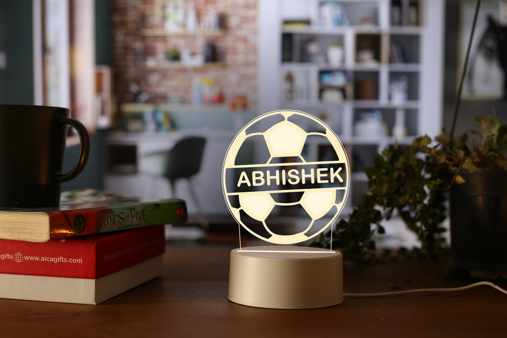 Personalized Football LED Lamp