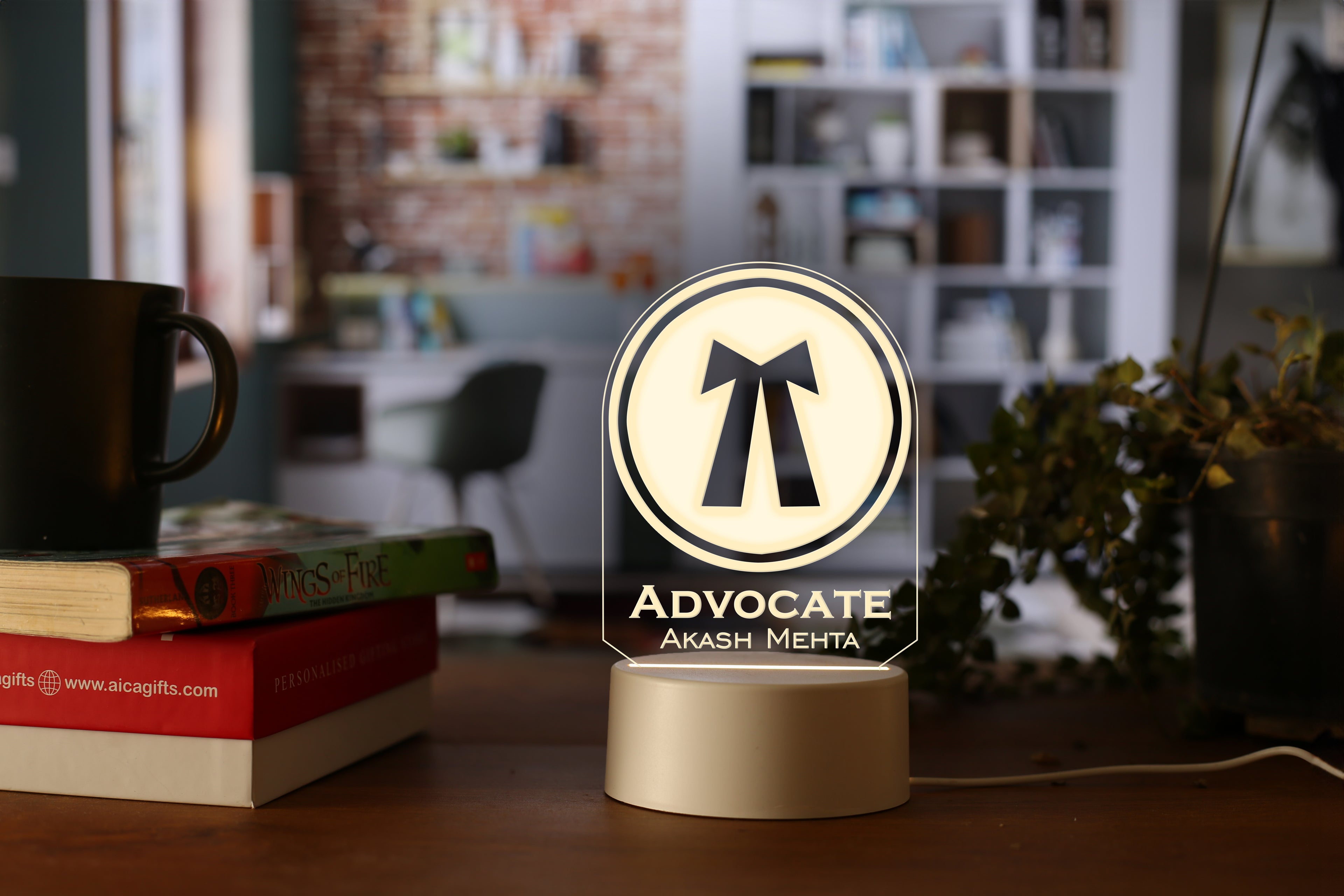 Personalized Advocate LED Lamp