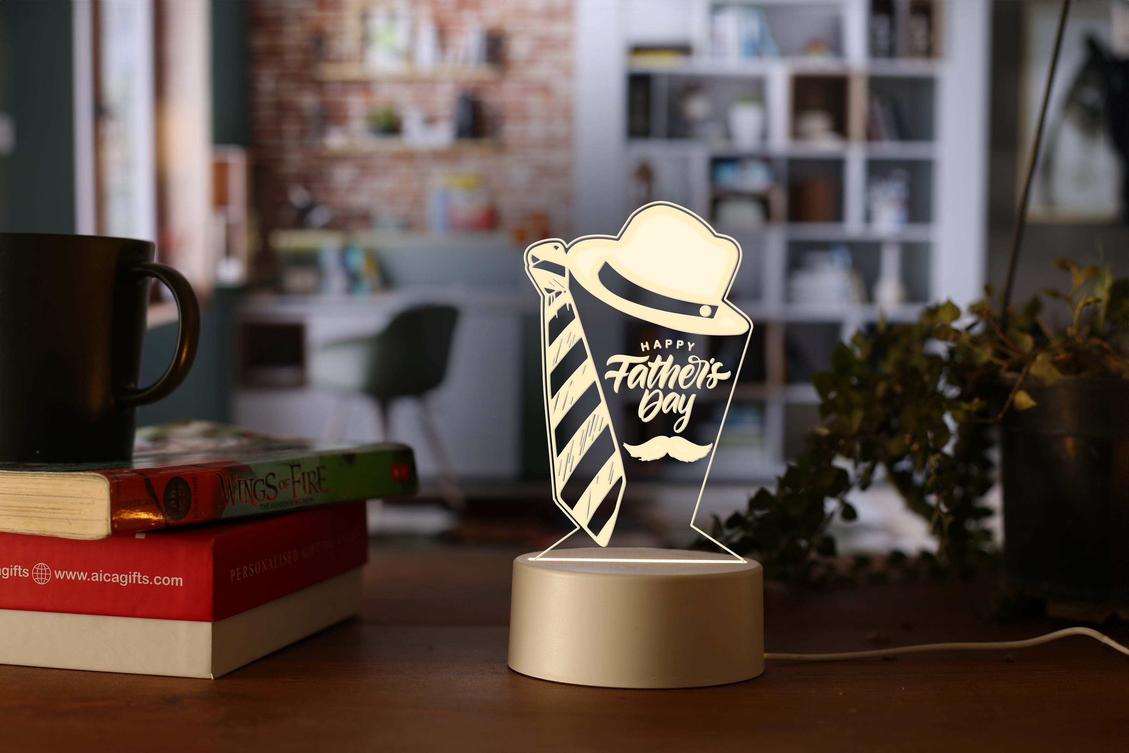 Happy Fathers Day LED Lamp