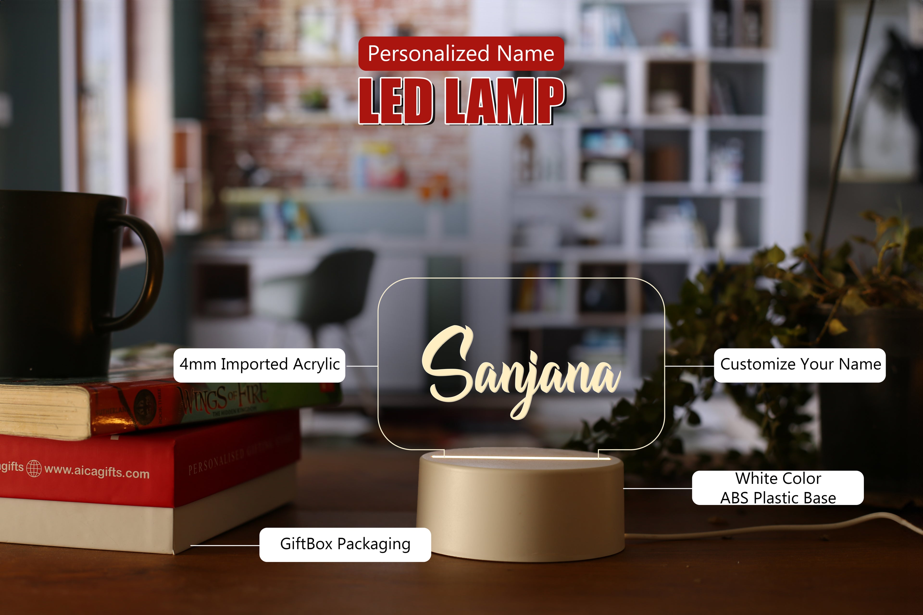 Personalized LED Lamp