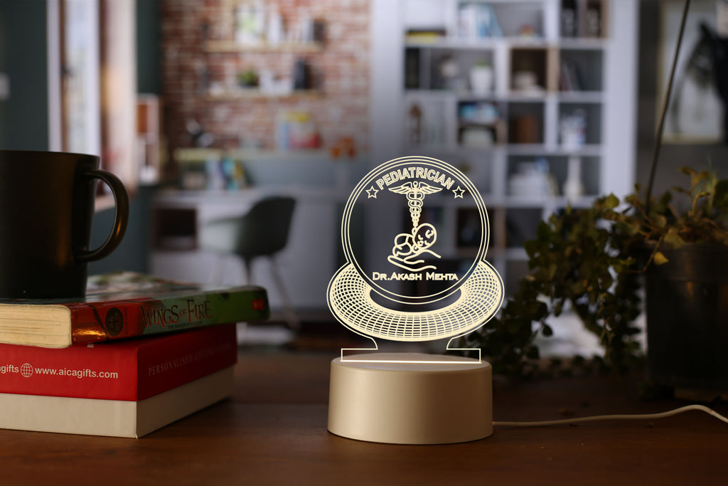 Personalized Pediatrician Doctor (Child Specialist Doctor) - LED  Lamp