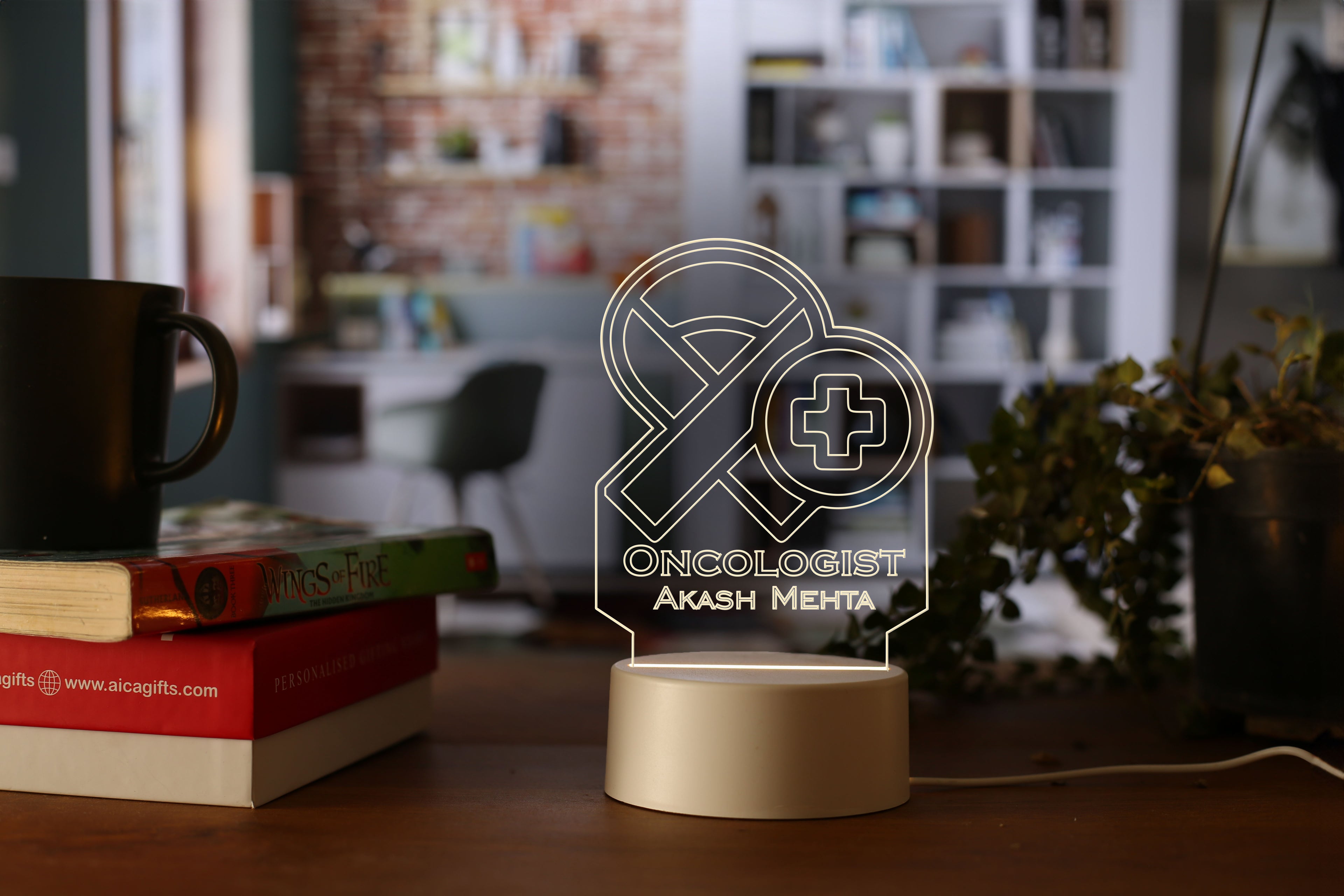 Personalized Oncologist Doctor LED Lamp