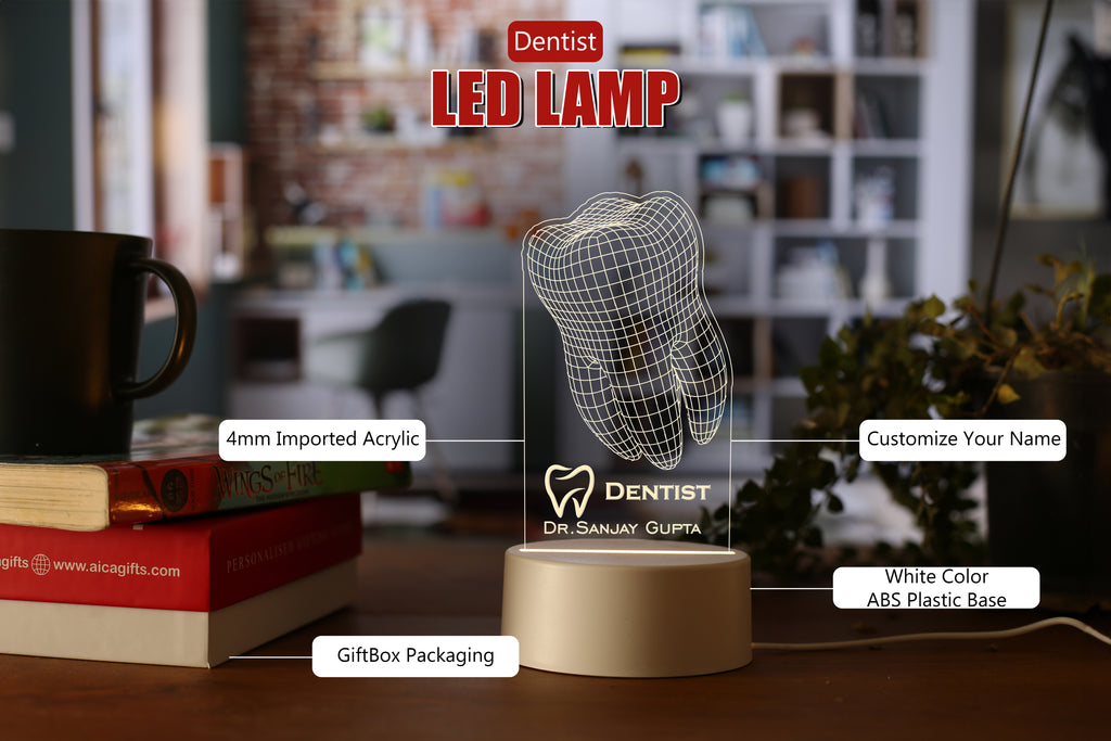 Personalized DENTIST DOCTOR - LED Lamp
