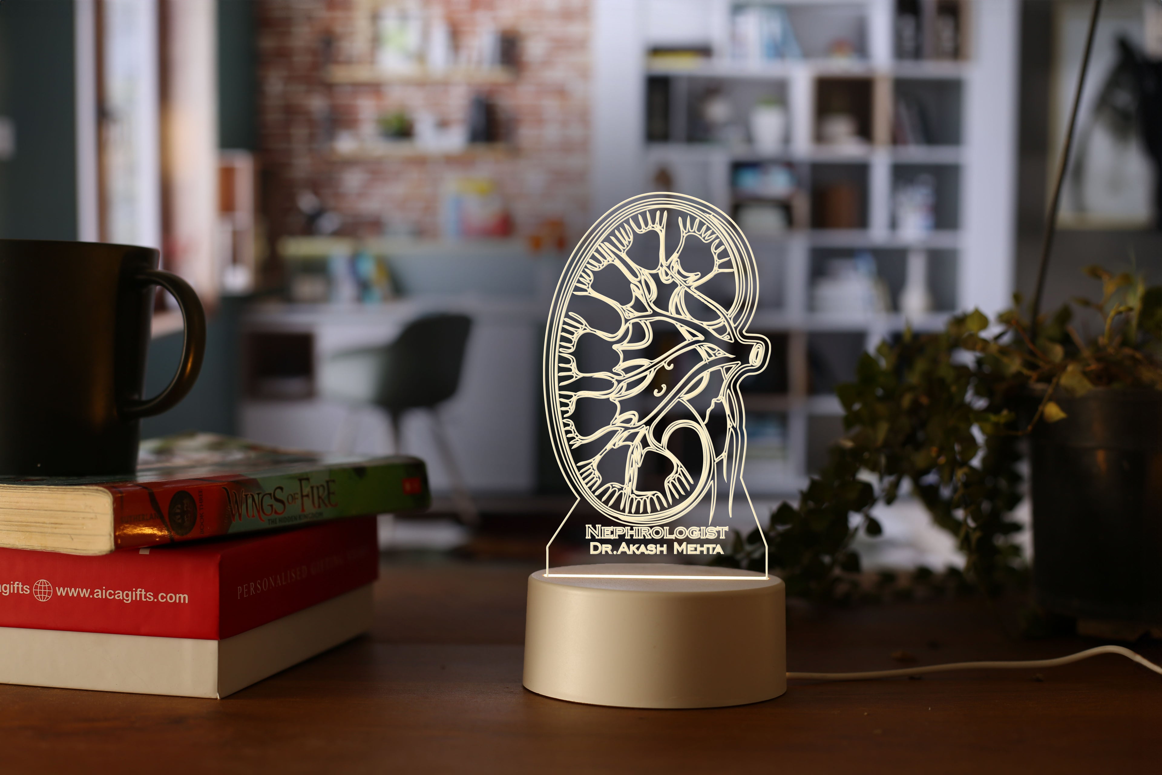 Personalized NEPHROLOGIST DOCTOR LED Table Lamp