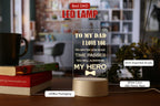 Dad - My Hero - Led Lamp
