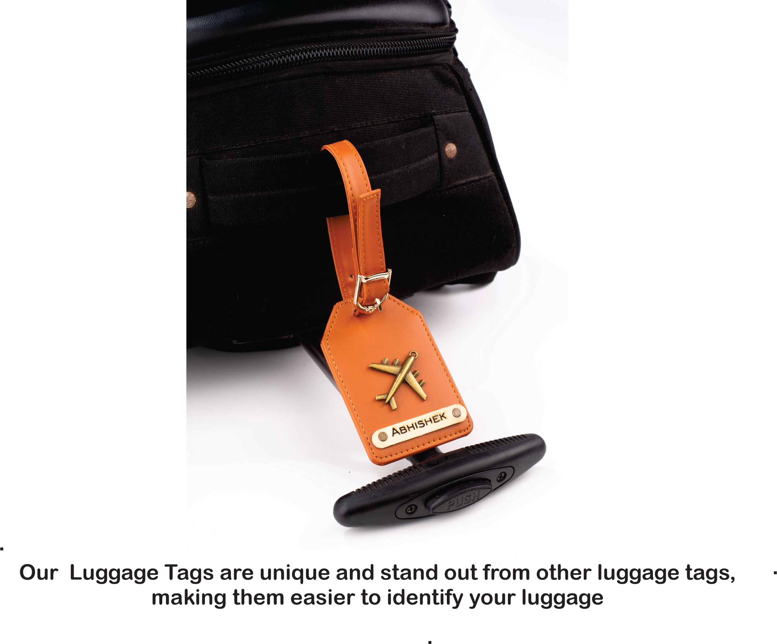Personalised Luggage Bag Tag – Pack of 2
