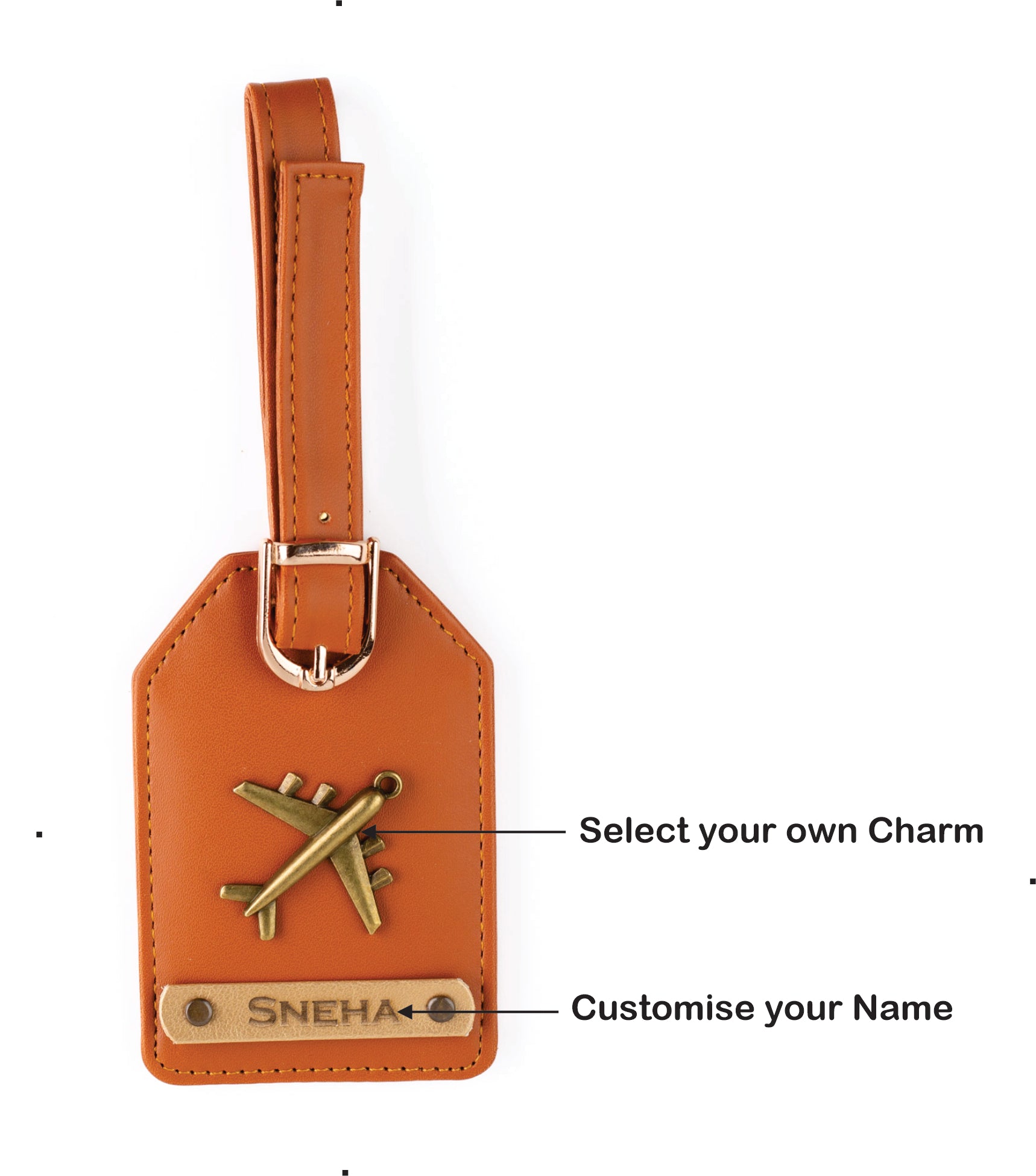Personalized Self-Textured Mens GiftSet  (TanBrown)