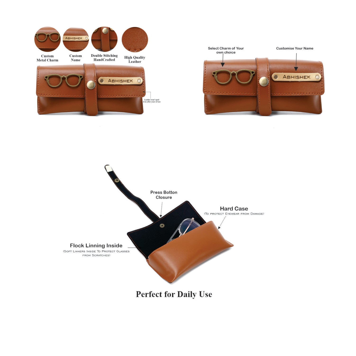 Personalized Mens Giftset (TanBrown)