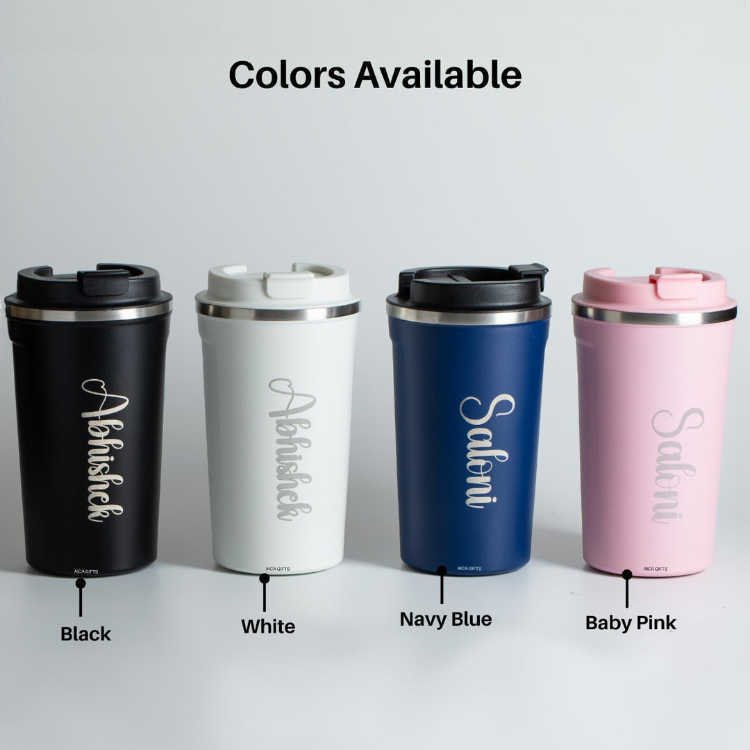 Personalized Coffee Tumbler -NavyBlue
