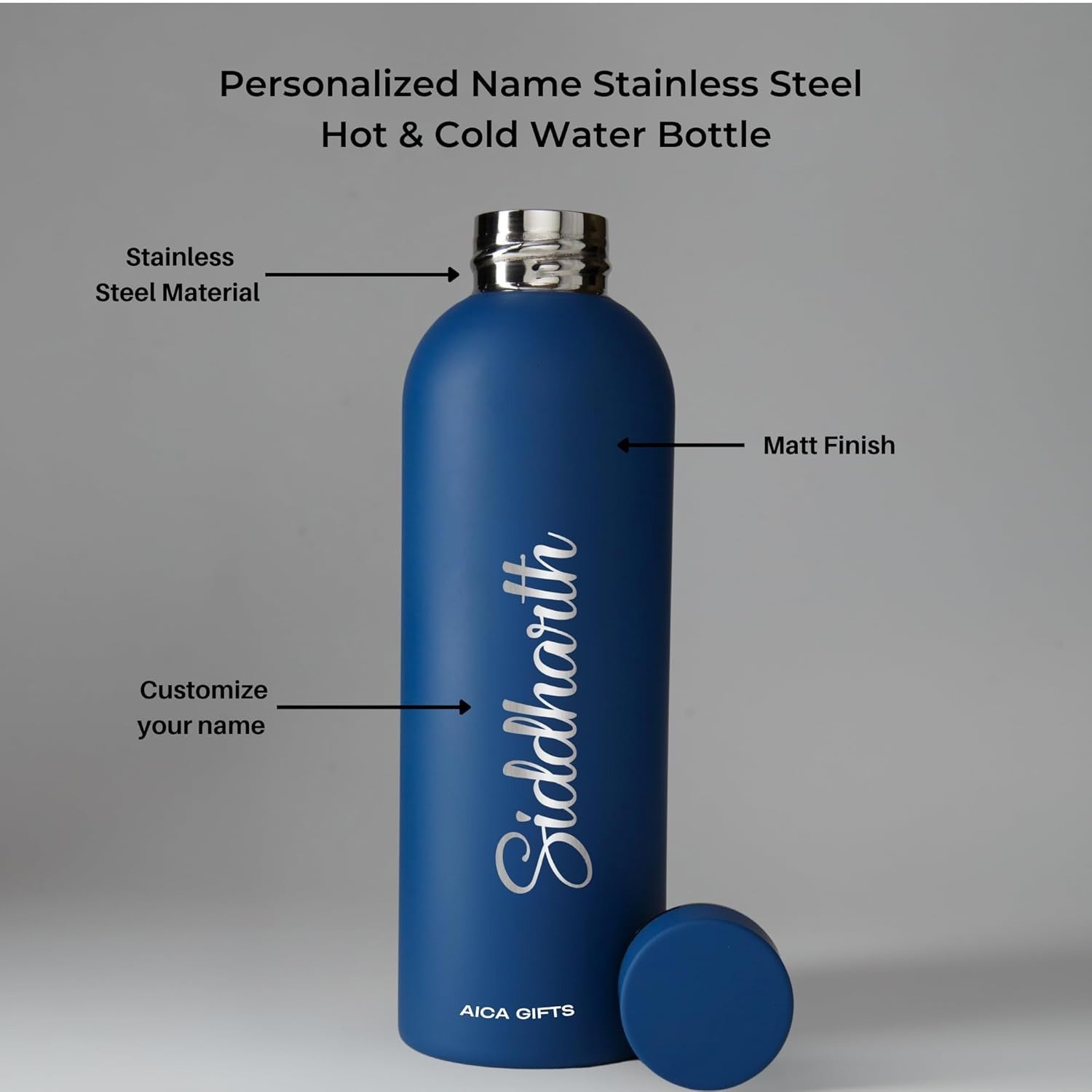Personalized Bottle - NavyBlue