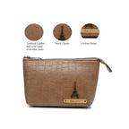 Personalized Toiletry Pouch  – Brown