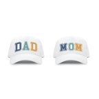 Mom Dad Cap - Blue & Pink