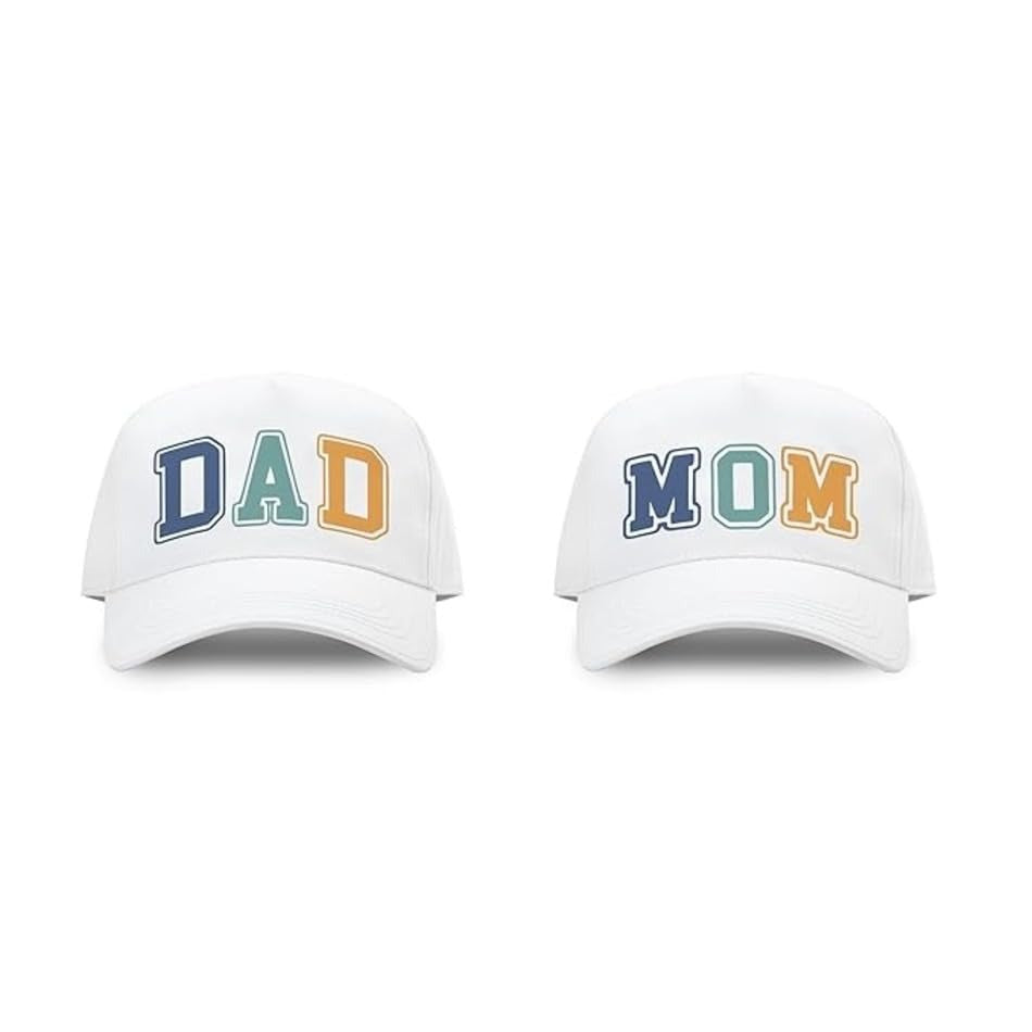 Mom Dad Cap - Blue & Pink