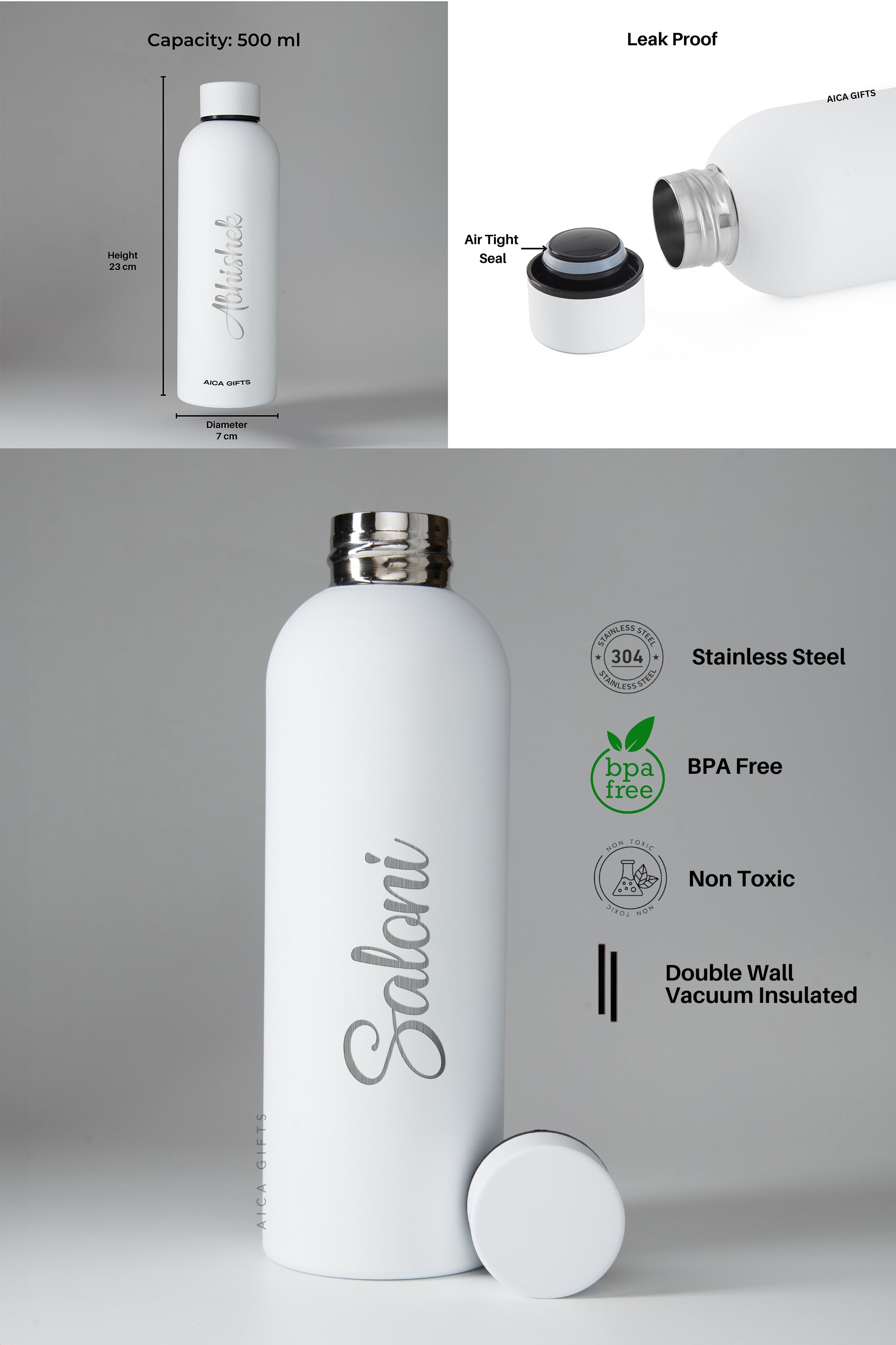 Personalized Bottle - White