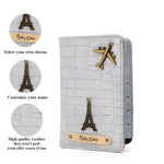 Load image into Gallery viewer, Personalised Self Texture Couple Passport Covers - Multi Colors
