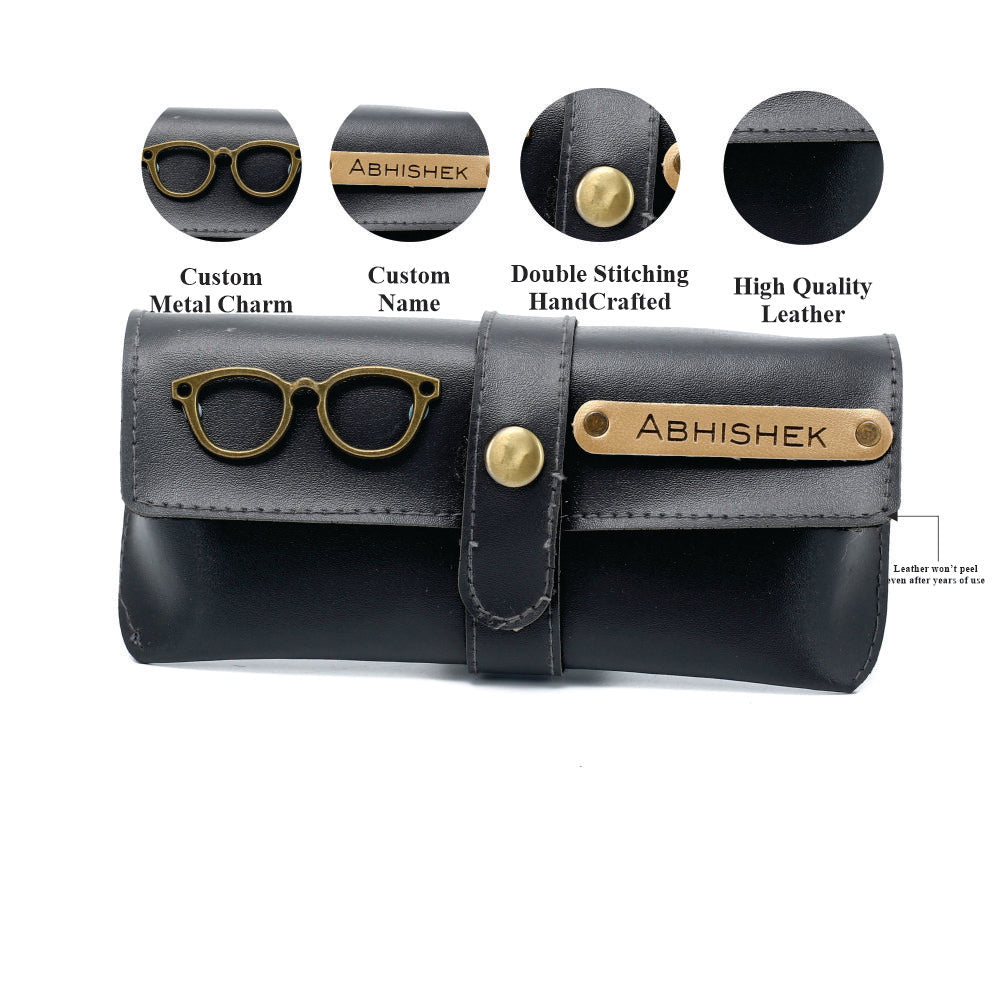 Personalised Sunglass Cover (Grey)