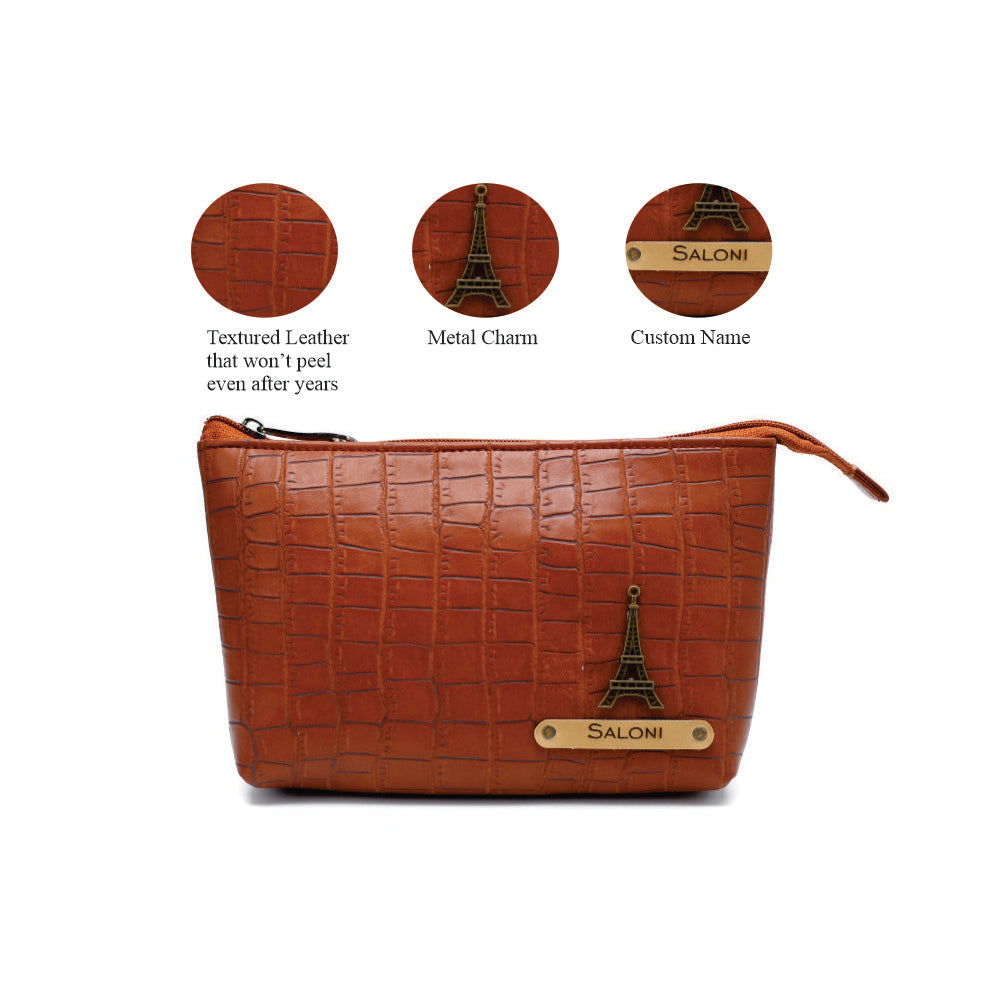 Personalized Toiletry Pouch - textured All