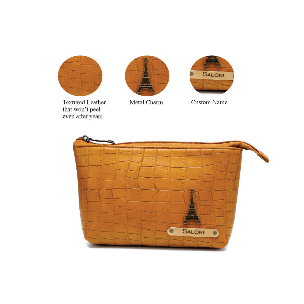 Personalized Toiletry Pouch - textured All
