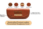 Load image into Gallery viewer, Personalized Sunglasses Cover (TanBrown)
