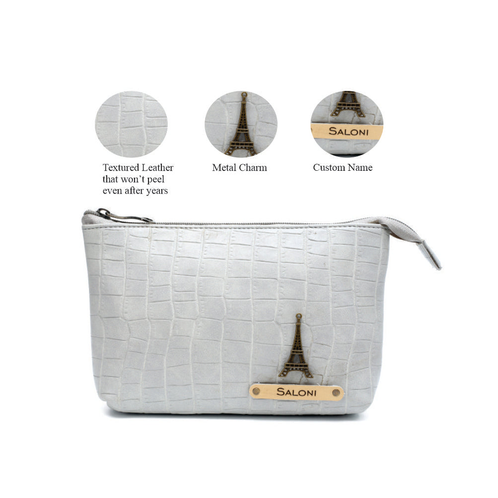 Personalized Toiletry Pouch - textured All