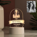 AICA Personalized Photo LED Lamp with Customised Message - Women & Relations