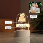 AICA Best Mom – Personalized Photo LED Lamp with Customised Message | Anniversary Birthday Marriage Gifts for Mom Mother Mummy Mother in law | Mothers day Gift