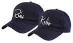 Personalised Cotton Cap - Free Size (Blue)