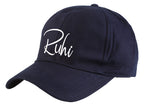 Personalised Cotton Cap - Free Size (Blue)
