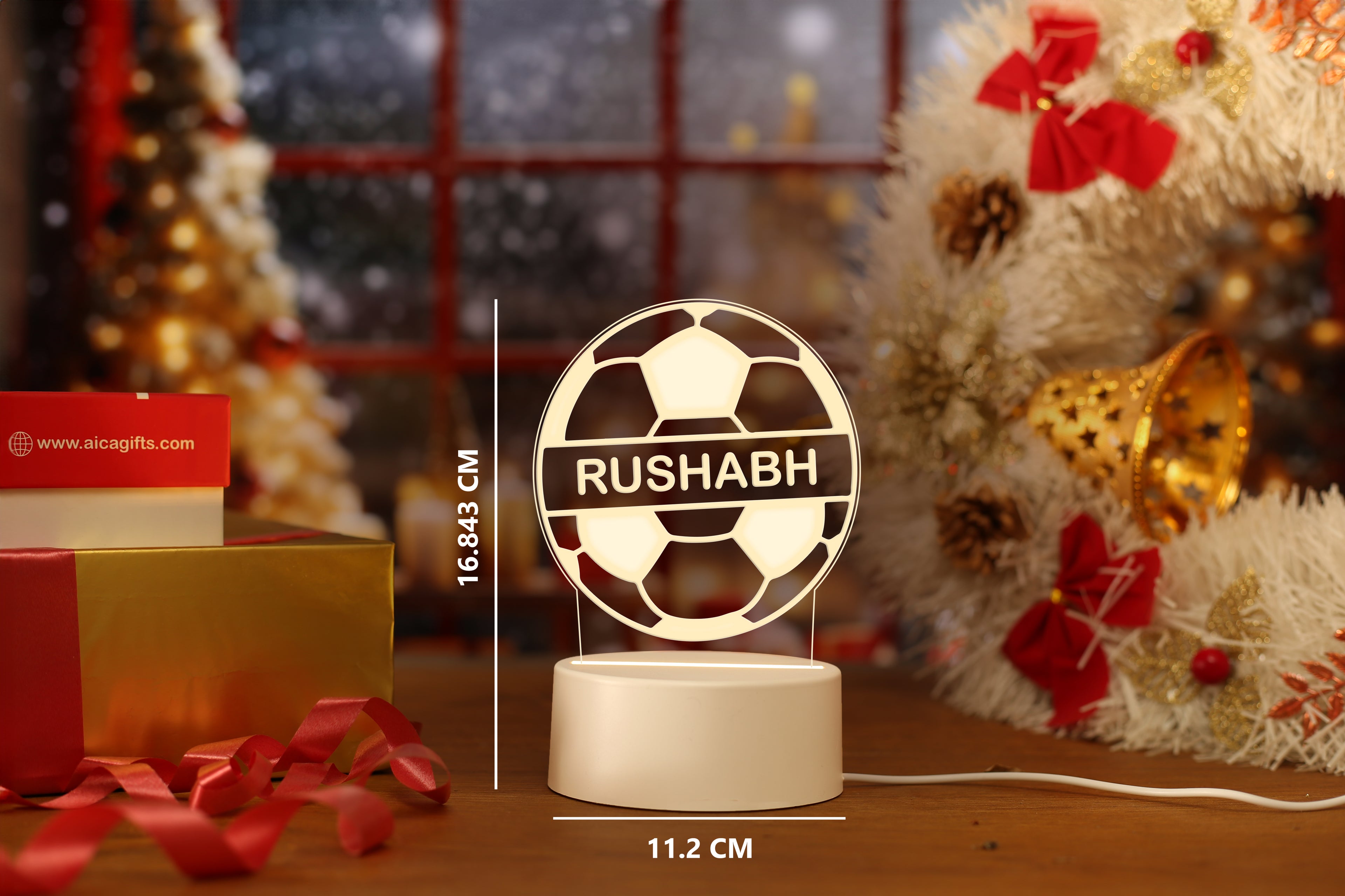 Personalized Football LED Lamp