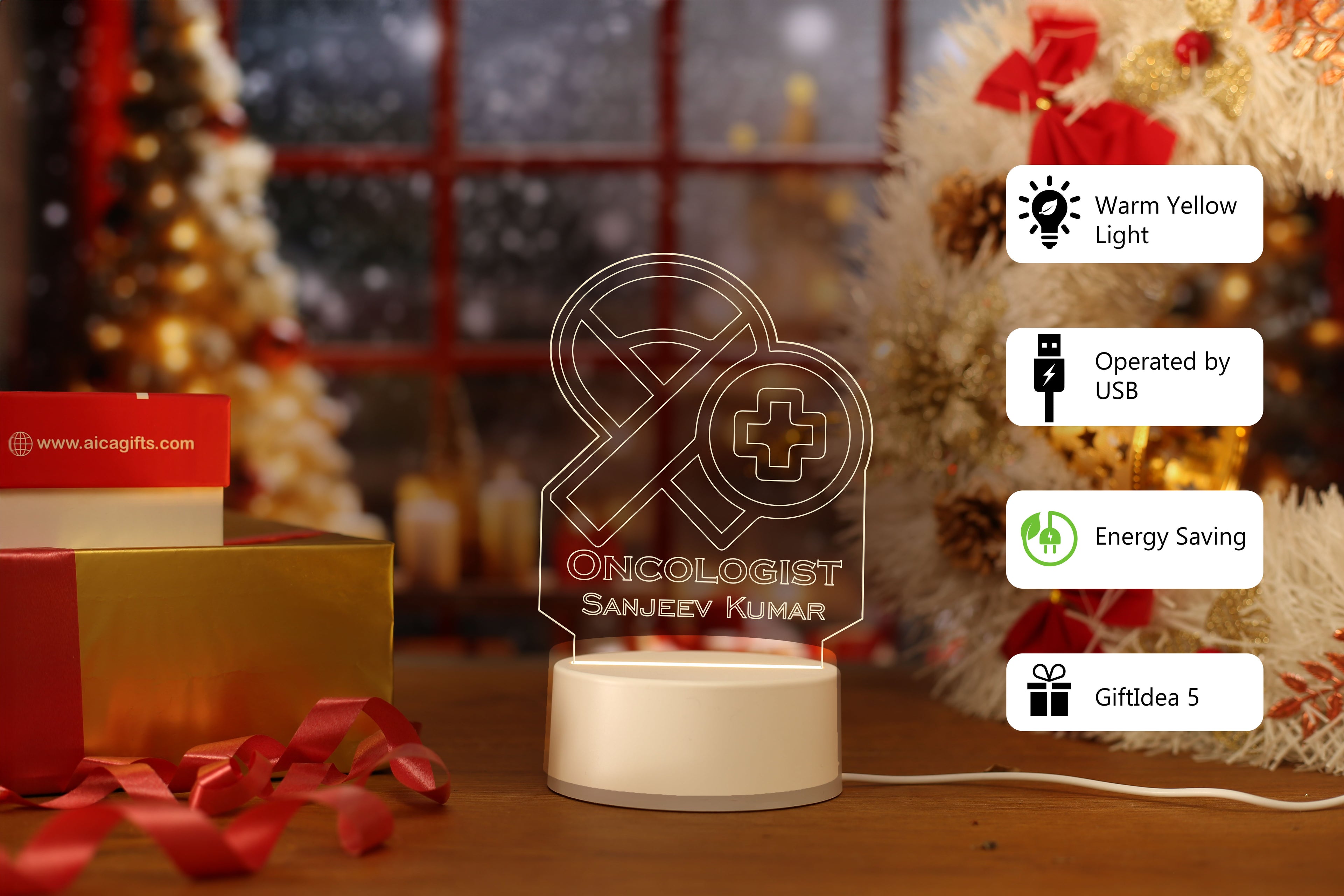 Personalized Oncologist Doctor LED Lamp