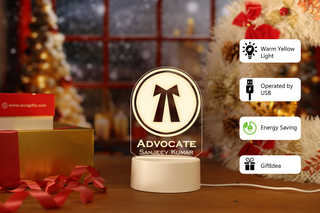Personalized Advocate LED Lamp