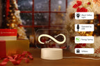 Personalized Couple Name Infinity LED Night Table Lamp