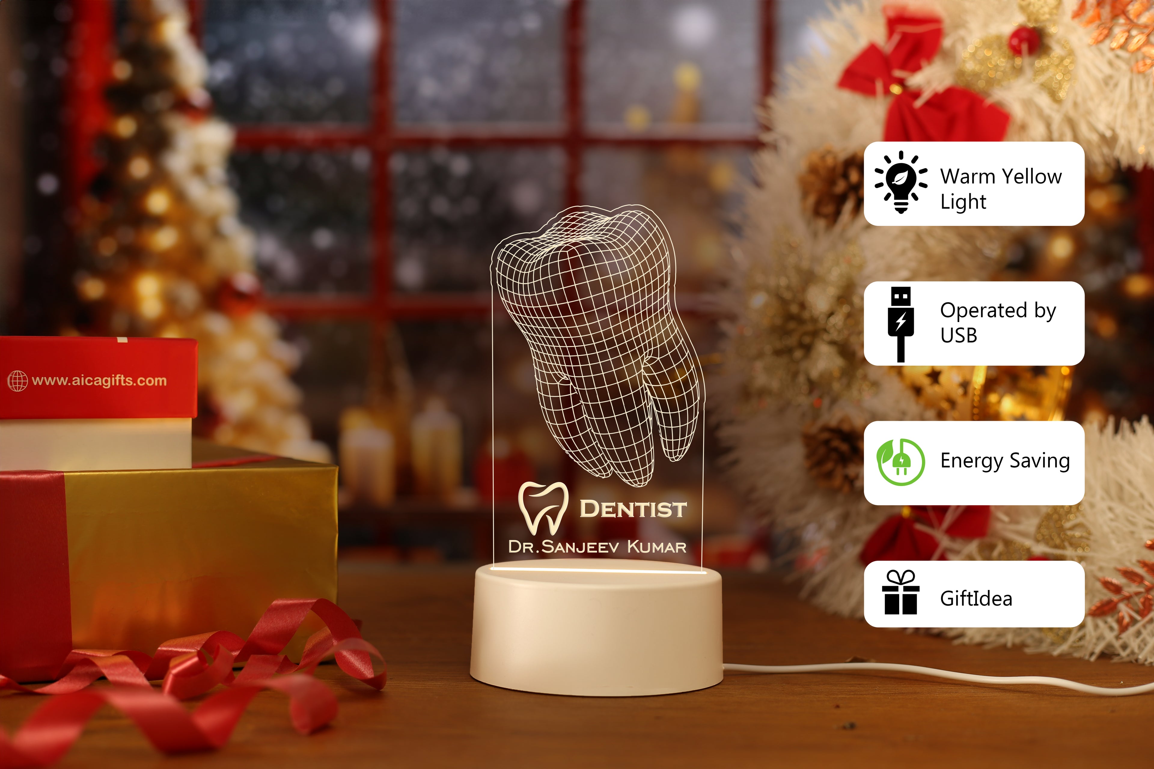 Personalized DENTIST DOCTOR - LED Lamp