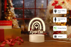 Personalized Rainbow LED Table Lamp