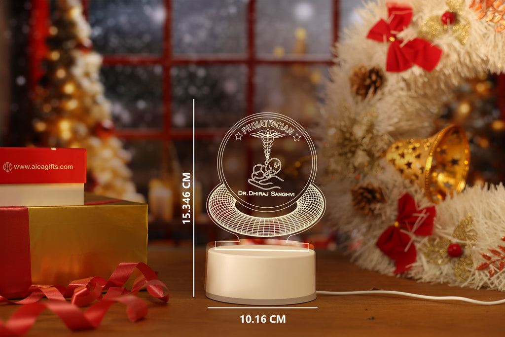 Personalized Pediatrician Doctor (Child Specialist Doctor) - LED  Lamp