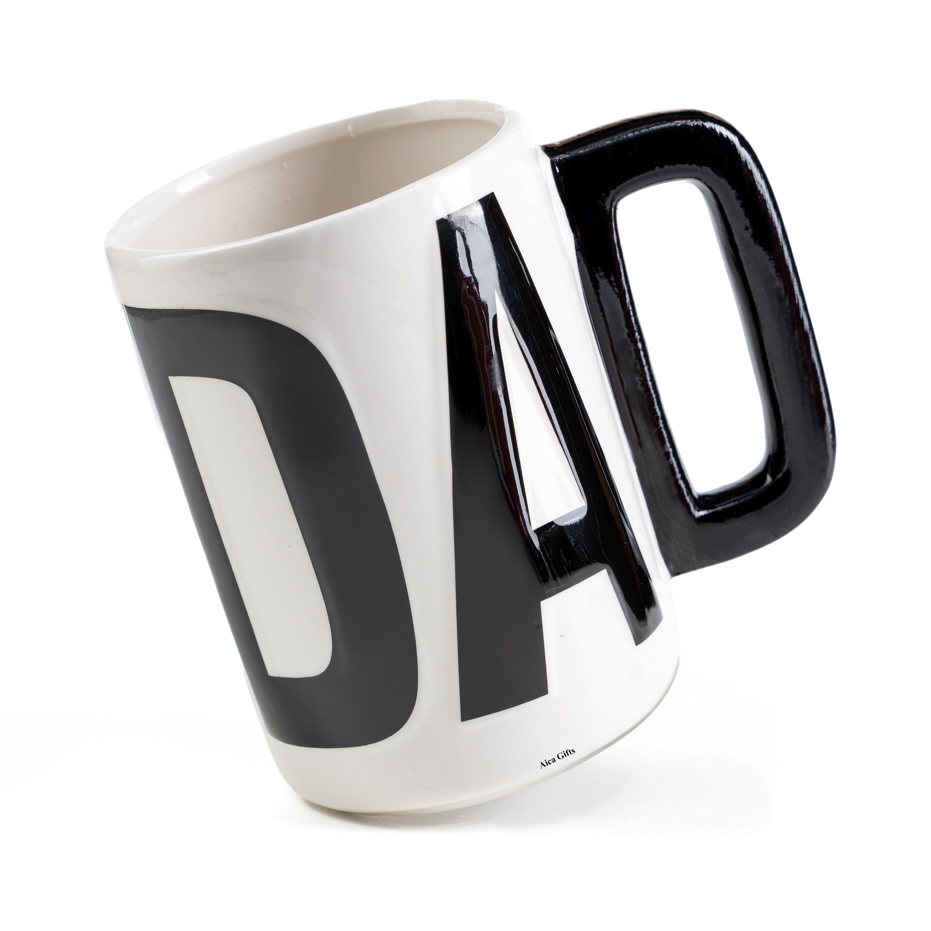 AICA Dad Ceramic Coffee Mug (White) 500ml