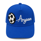 AICA Personalized Kids Cap with Custom Name & Patch | Adjustable Summer Hat for Boys & Girls | Stylish Children Cap for Travel, Birthday, Picnic, Outdoor Activities & Return Gifts