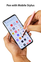 AICA Gifts Personalized Pens with Name Engraved Roller Ball Pen (Nude Pink)