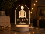 AICA Happy Birthday – Personalised Photo LED Lamp with Customised Message | Birthday Gifts for Man Husband Boyfriend Boy Dad Friend |Birthday Gift